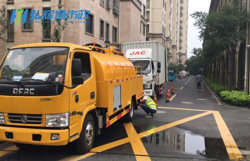 盐城小区管道清淤及CCTV检测